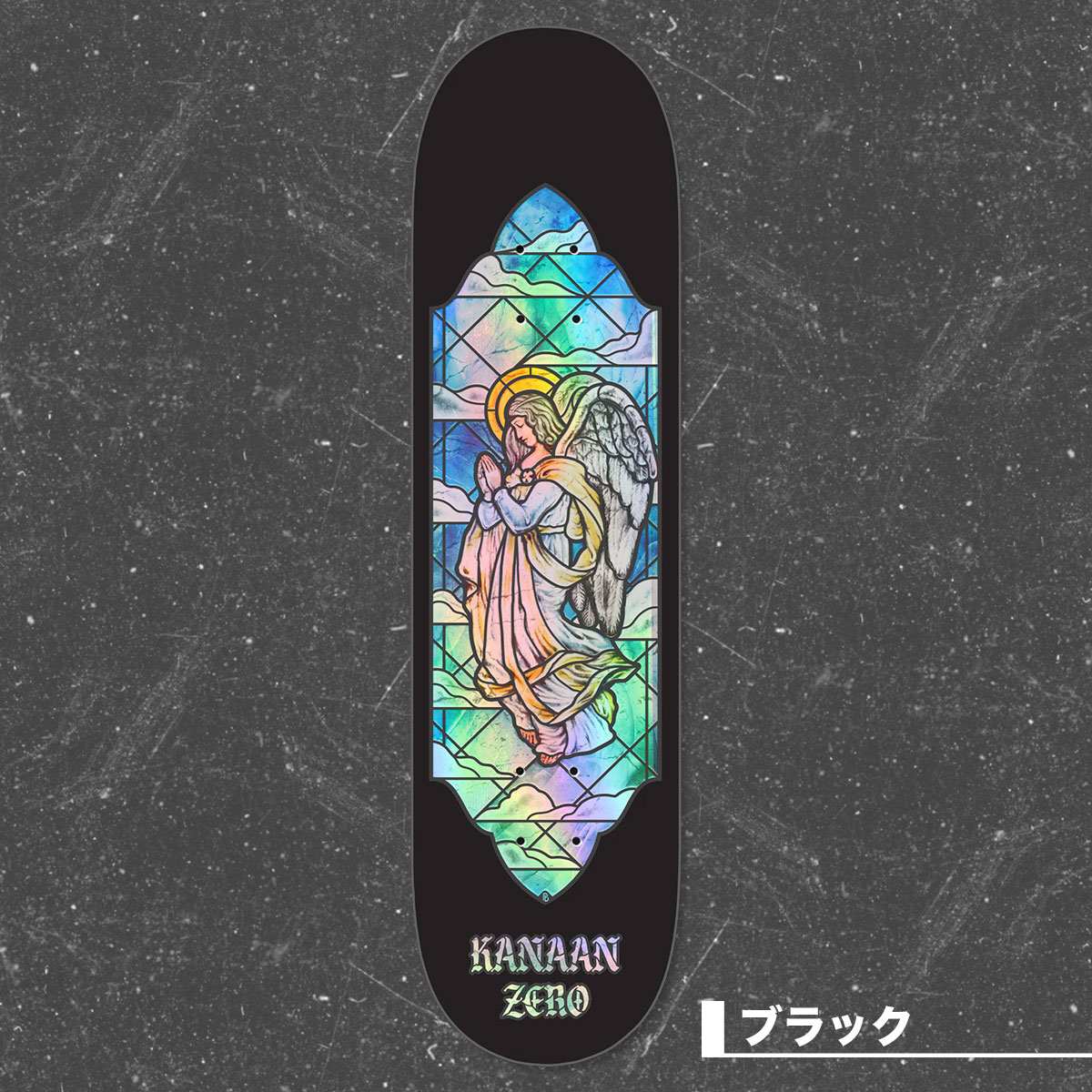ZERO ゼロ スケートボード スケボー デッキ 8.0inch ステンドグラス 3D