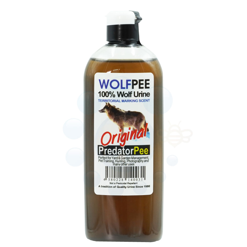 忌避剤 ウルフピー 液体 340ml クマよけ シカ イノシシ サル 被害 獣害対策