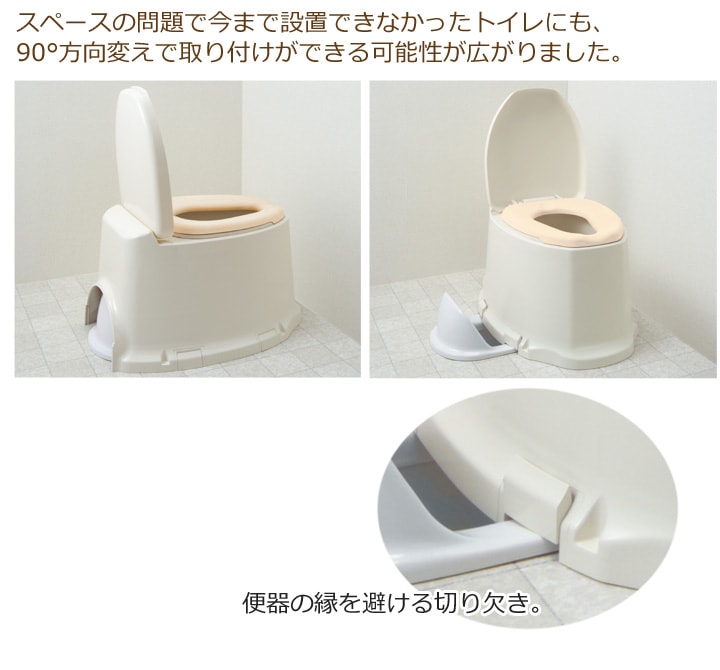 サニタリーエースSD 据置式【ソフト便座】[アロン化成] | 介護用品通販