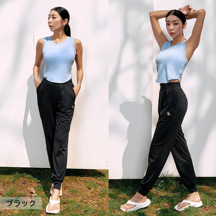 XEXYMIX ゼクシィミックス ロング パンツ ミディアムフェザー 接触冷感