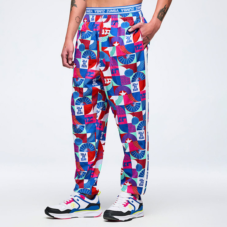 ZUMBA ズンバ 正規品 ウェア レディース パンツ スラウチパンツ 総柄