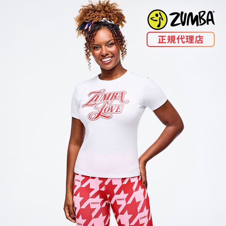 ZUMBA ズンバ 正規品 ウェア レディース トップス Tシャツ 半袖 ロゴ