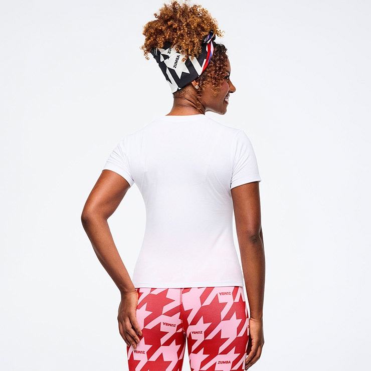 ZUMBA ズンバ 正規品 ウェア レディース トップス Tシャツ 半袖 ロゴ