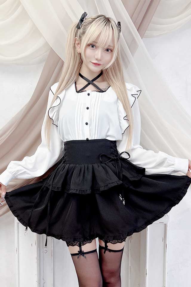 MA*RS】サイドスピンドルスカパン - ブラック size-F | 地雷系・量産型