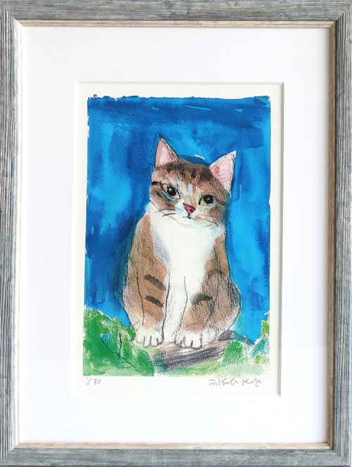 マンハッタナーズ　立体アート時計「猫の絵を描く仕事」 画家 久下貴史の作品世界の猫たちが大活躍するアートブランド