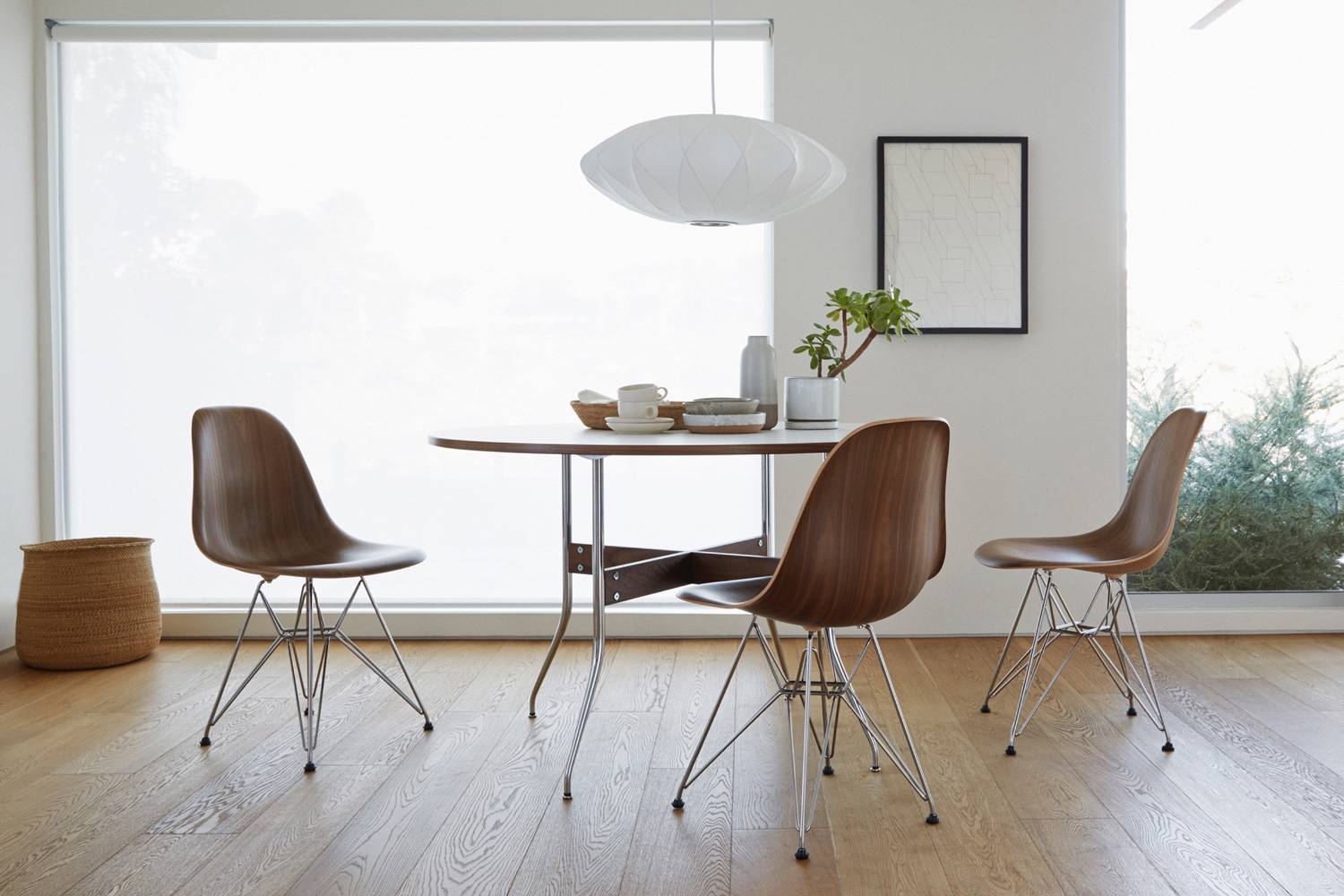 イームズ ウッドシェルチェア ワイヤーベース DWSRの通販 | 家具