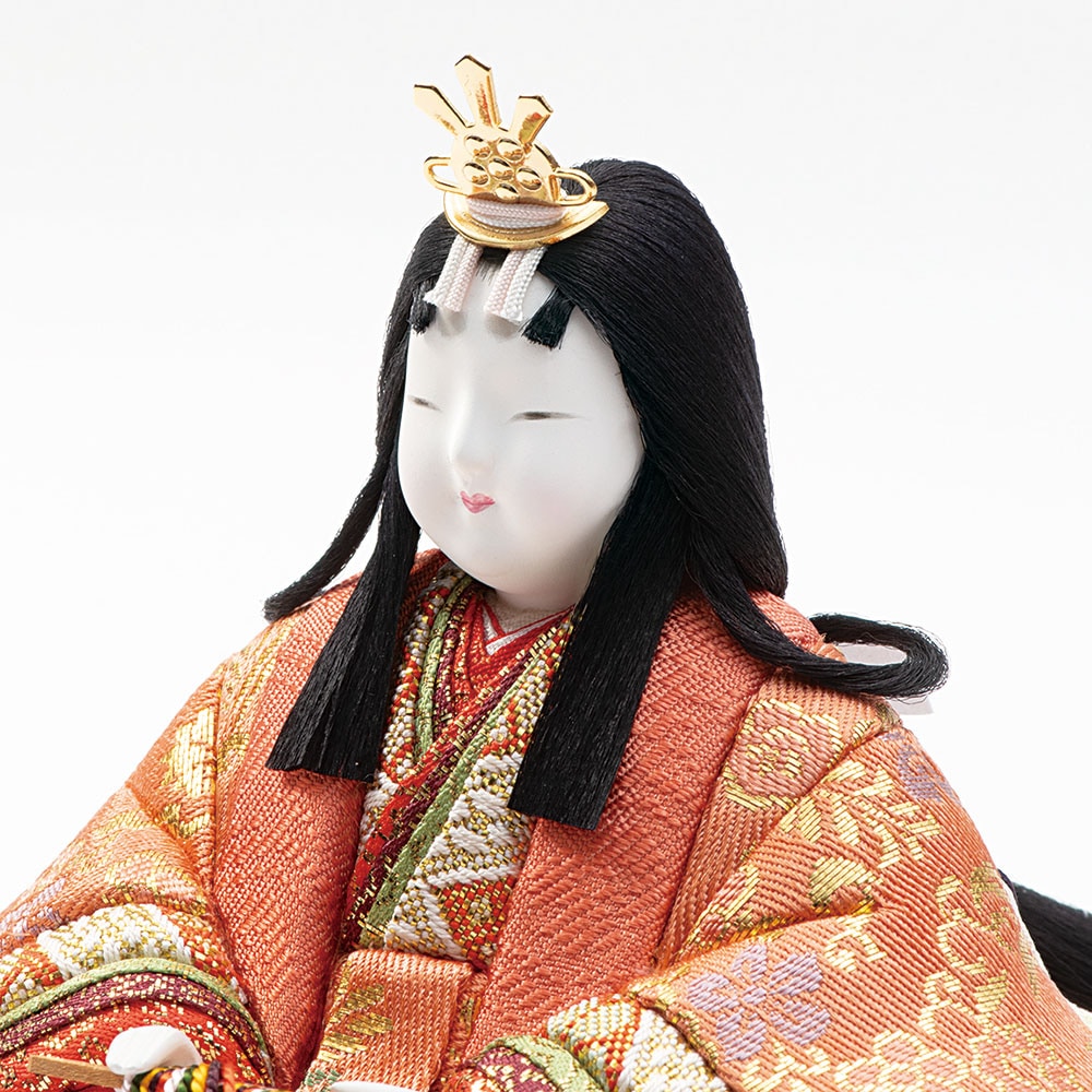 真多呂人形 | 雛人形,親王飾り 本金佐賀錦 麗香雛セット | 雛人形