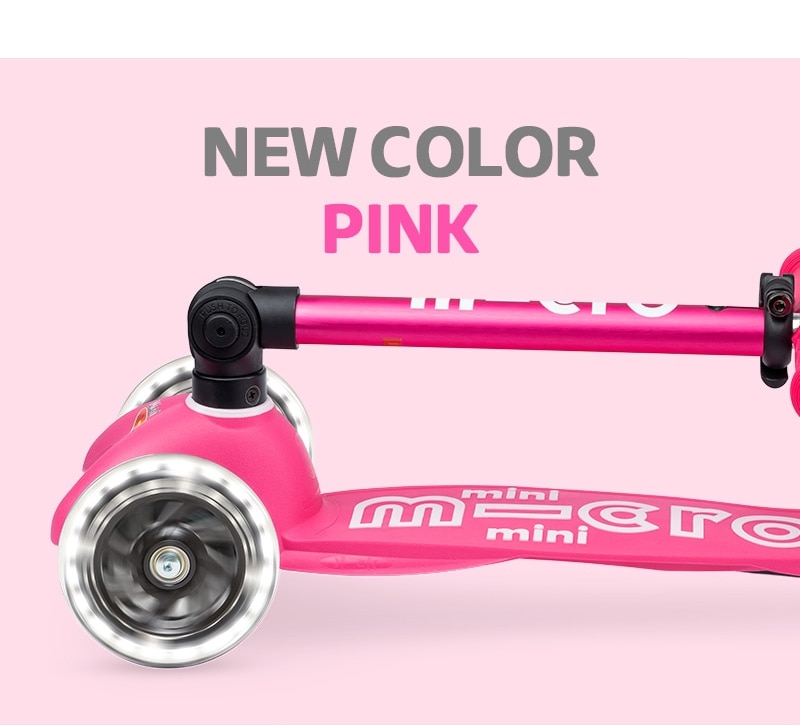 mini micro ピンク スクーター ミニ マイクロ 折りたたみ デラックス