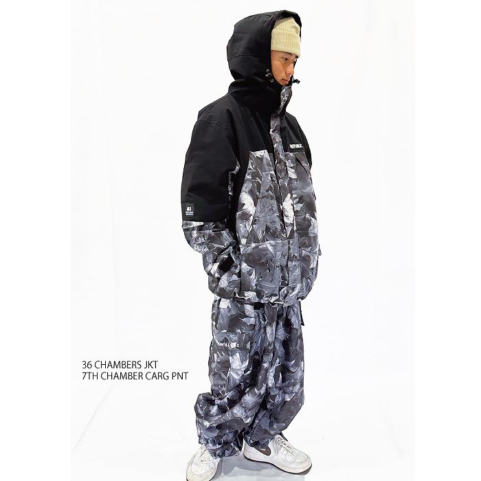 REPUBLIC&CO リパブリック 36 CHAMBERS JACKET Black / Camo 24-25