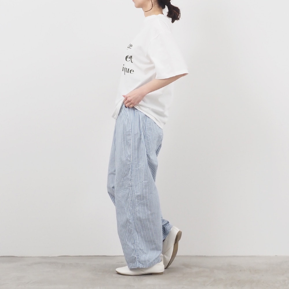 NARU(ナル) サマームラデニムストライプ ノッポパンツ 662817