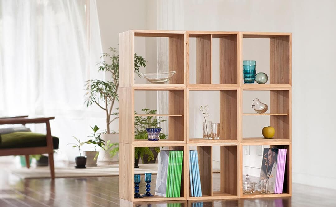 飛騨の家具]たなKOBAKO (たなこばこ)【無垢材のユニット収納家具。棚