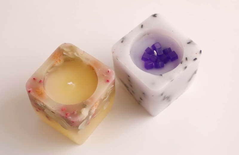 ラベンダーボックス（アロマキャンドル） by Akariya |「障がい者福祉