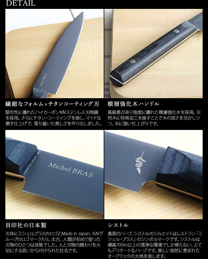 ミシェルブラス コティディアン 1 (S) 果物ナイフ Michel BRAS