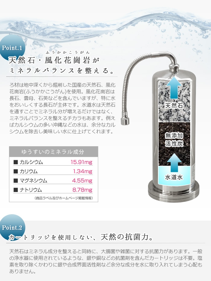 ゆうすい ステンレス製 浄水器 [据置型 K1型] | 新着 | plywood