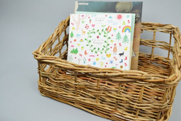 アラログスクエアバスケット Sサイズ シンプルで使いやすい形 太めの