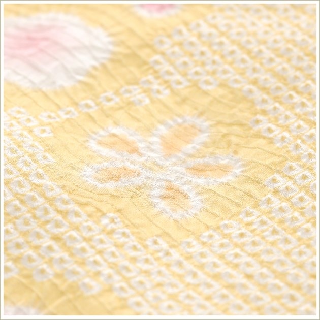 3歳女の子七五三総絞り正絹着物レンタル｜京友禅の高級プレミアム被布