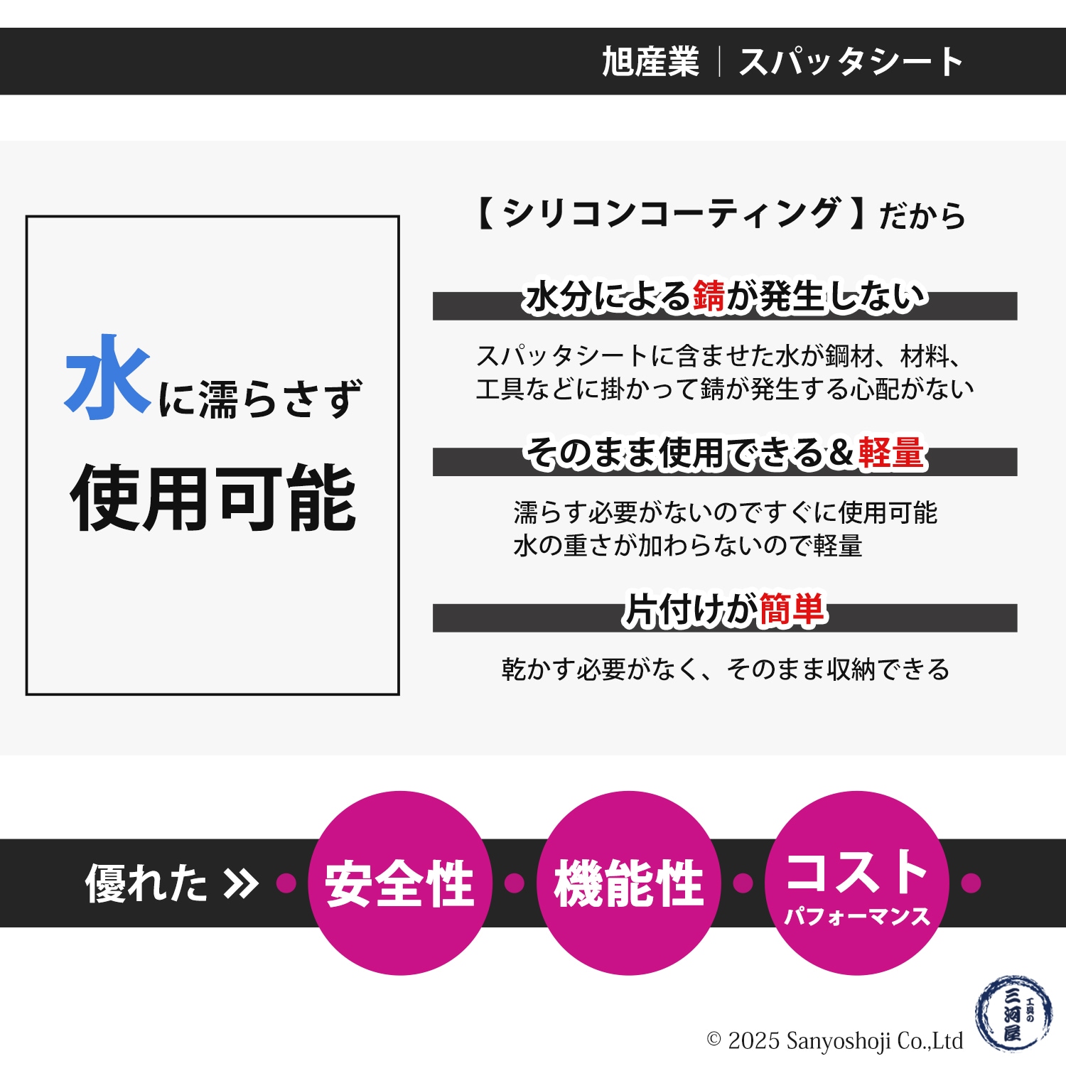 旭産業 スパッタシート デラックス 6号 1920×2920mm 両面シリコン