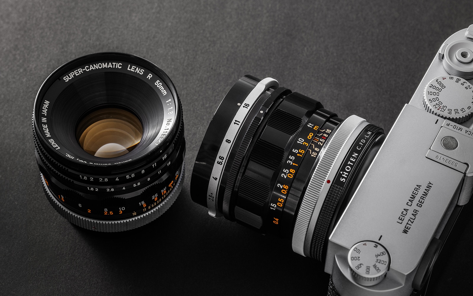 SHOTEN CFD-LM-A (キヤノンFDマウントレンズ → ライカMマウント変換