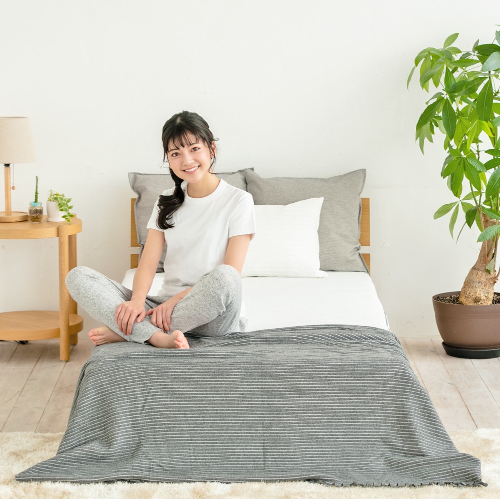 マットレストッパー ダブル SOMRESTA 替えキルティングカバー（SOM