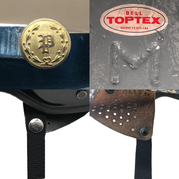 60's BELL TOPTEX POLICE MOCHA×BLACK 58cm | SPEED ADDICT