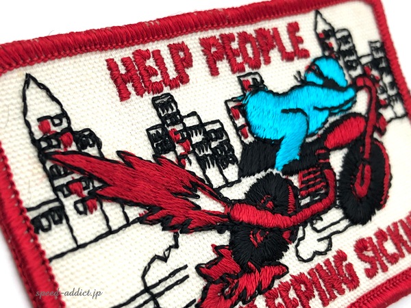 60's VINTAGE HELP PEOPLE FIGHT SLEEPING SICKNESS WAPPEN （60s