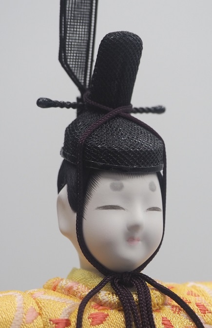 創業明治11年の人形専門店。寿月すみたやの雛人形。金林真多呂作 春桜雛