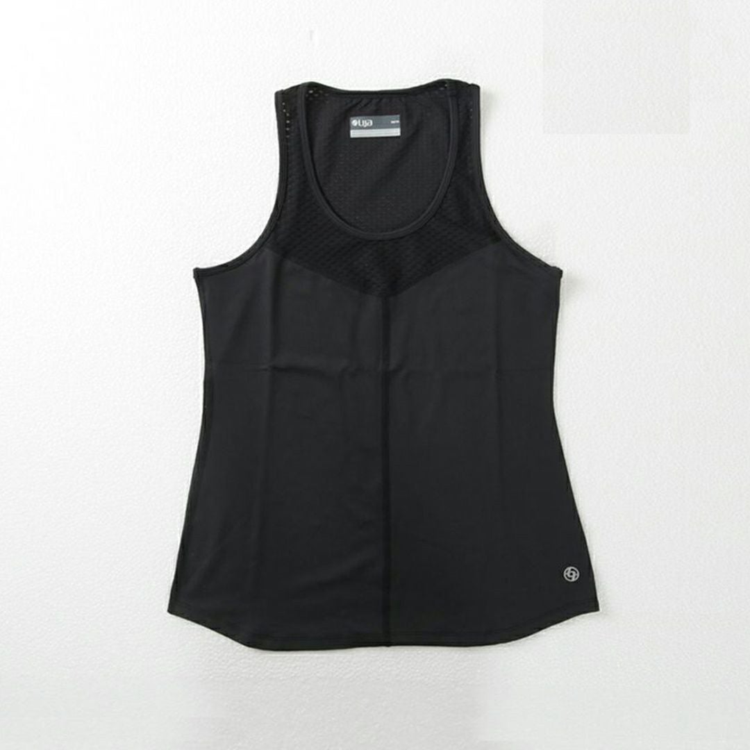 ForceTankフォースタンク| テニスウェア|ノースリーブ|Black | テニス