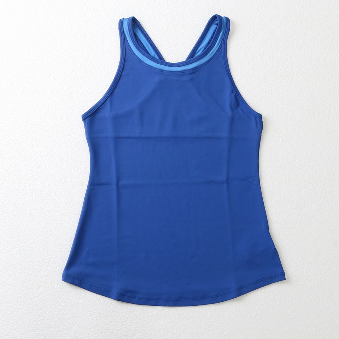 SolarTankソーラータンク|テニスウェア|ノースリーブ|SurfBlue