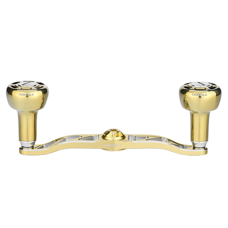 と*ま様 ベイトリールハンドル セット シルバー ゴールド と*ま様