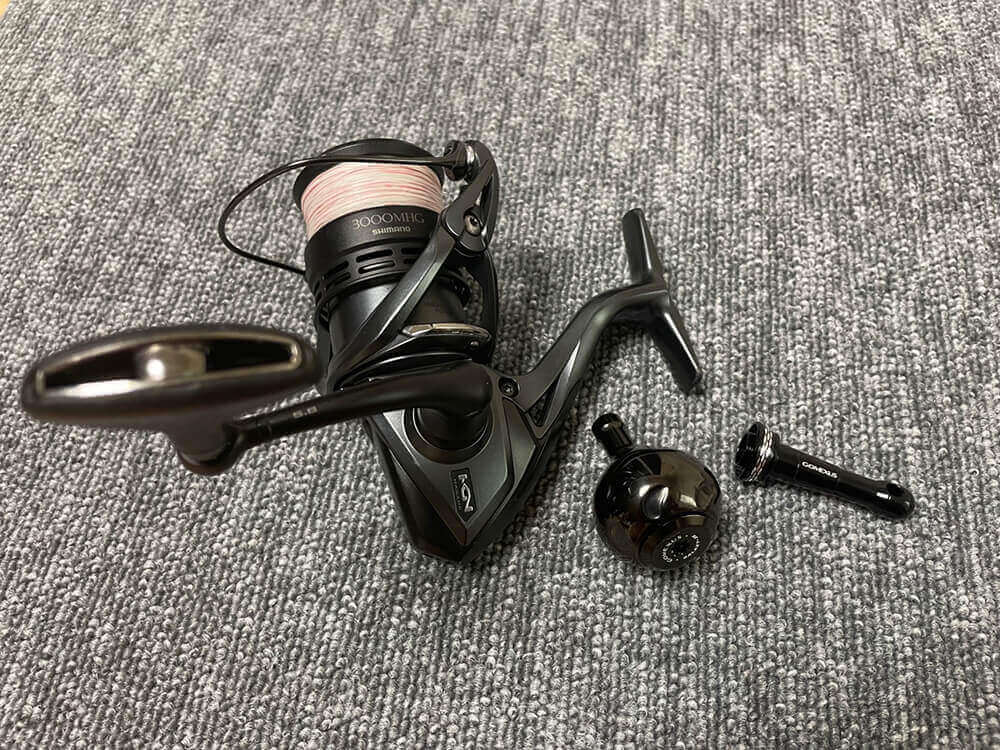 18エクスセンスCI4+にカスタムパーツ装着