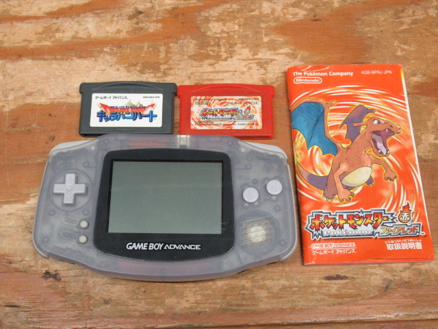 任天堂 Nintendo GBA ゲームボーイアドバンス 本体 AGB-001 クリア