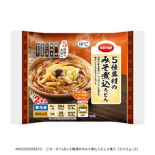 CO・OP 5種具材のみそ煮込うどん 2食入（302g×2）｜商品