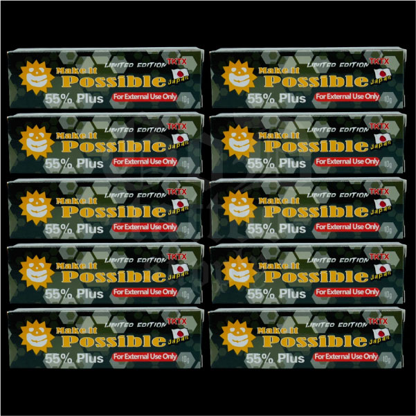 TKTX 皮膚表面麻酔クリーム 濃度55% PLUS 10本セット - ゴッドタトゥー