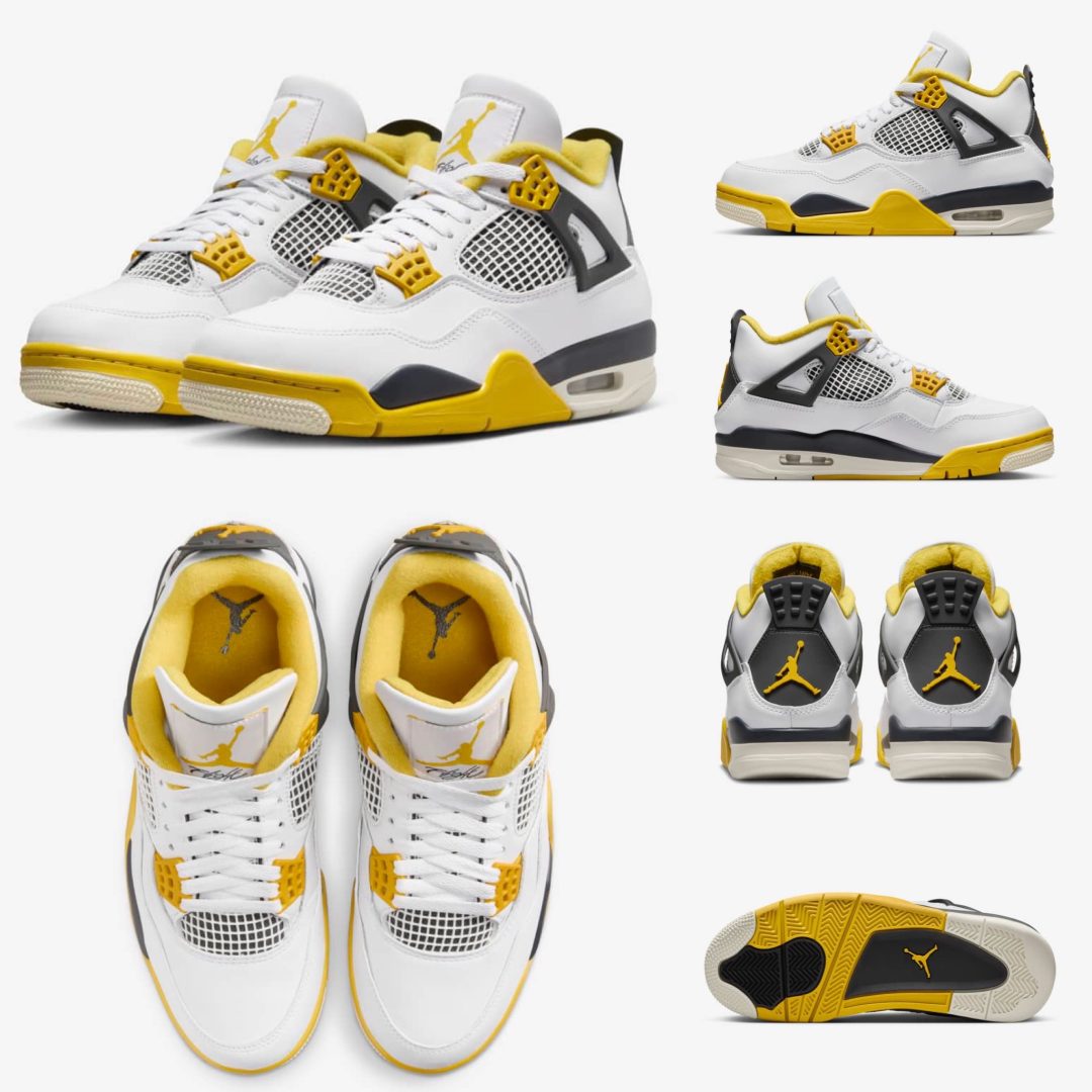 NIKE WNNS AIR JORDAN 4 VIVID SULFURが4/6に国内発売予定【販売店舗