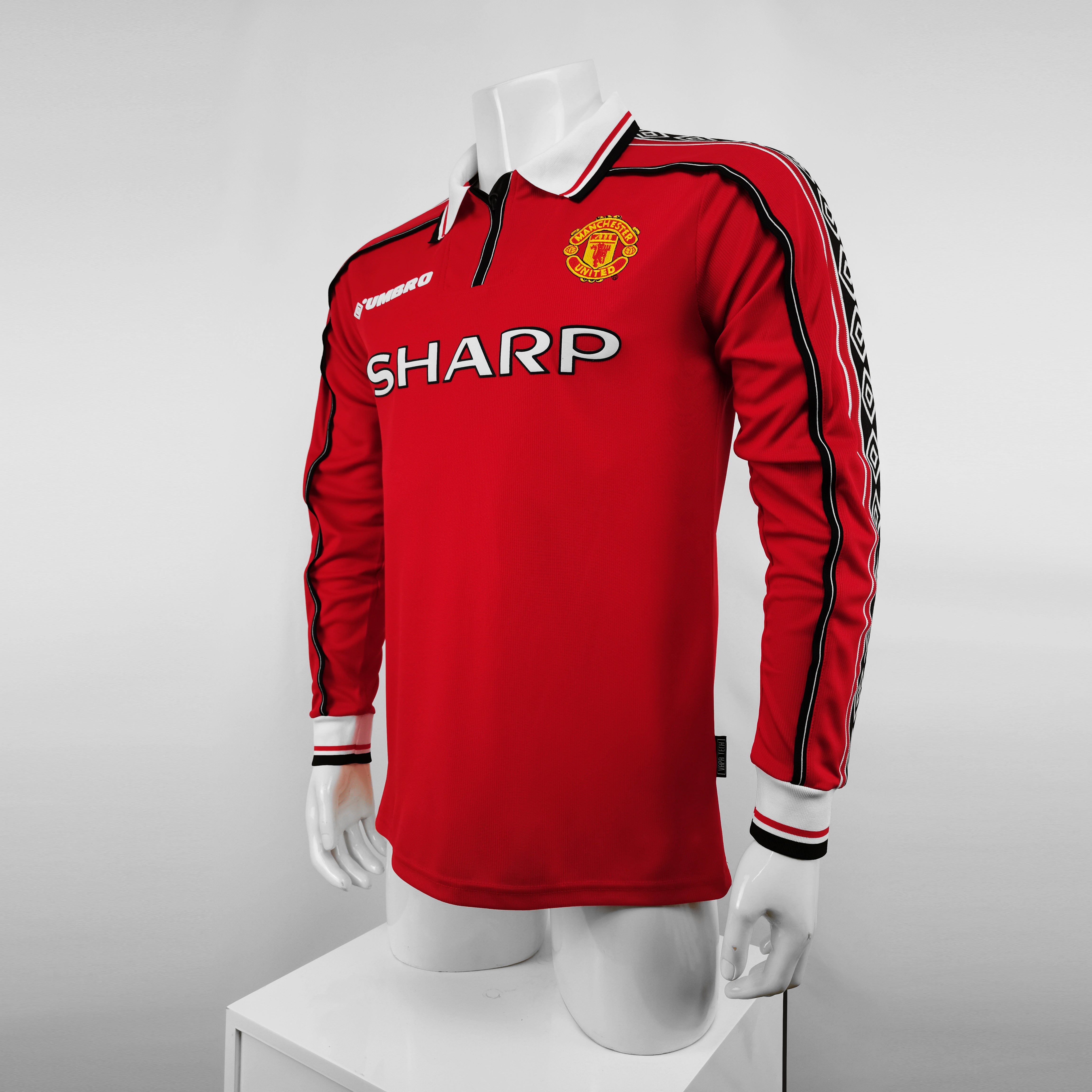 Retro long sleeve 98/99 Manchester United home – GOATKITSHOP