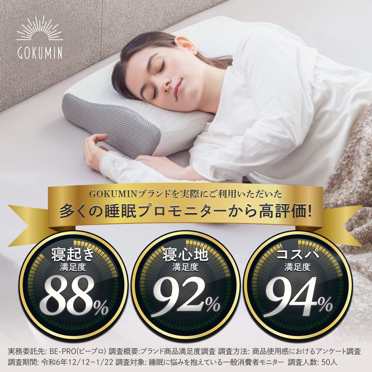 新素材の組み合わせ！快適な睡眠へ】 AMUファイバーピロー ジェル