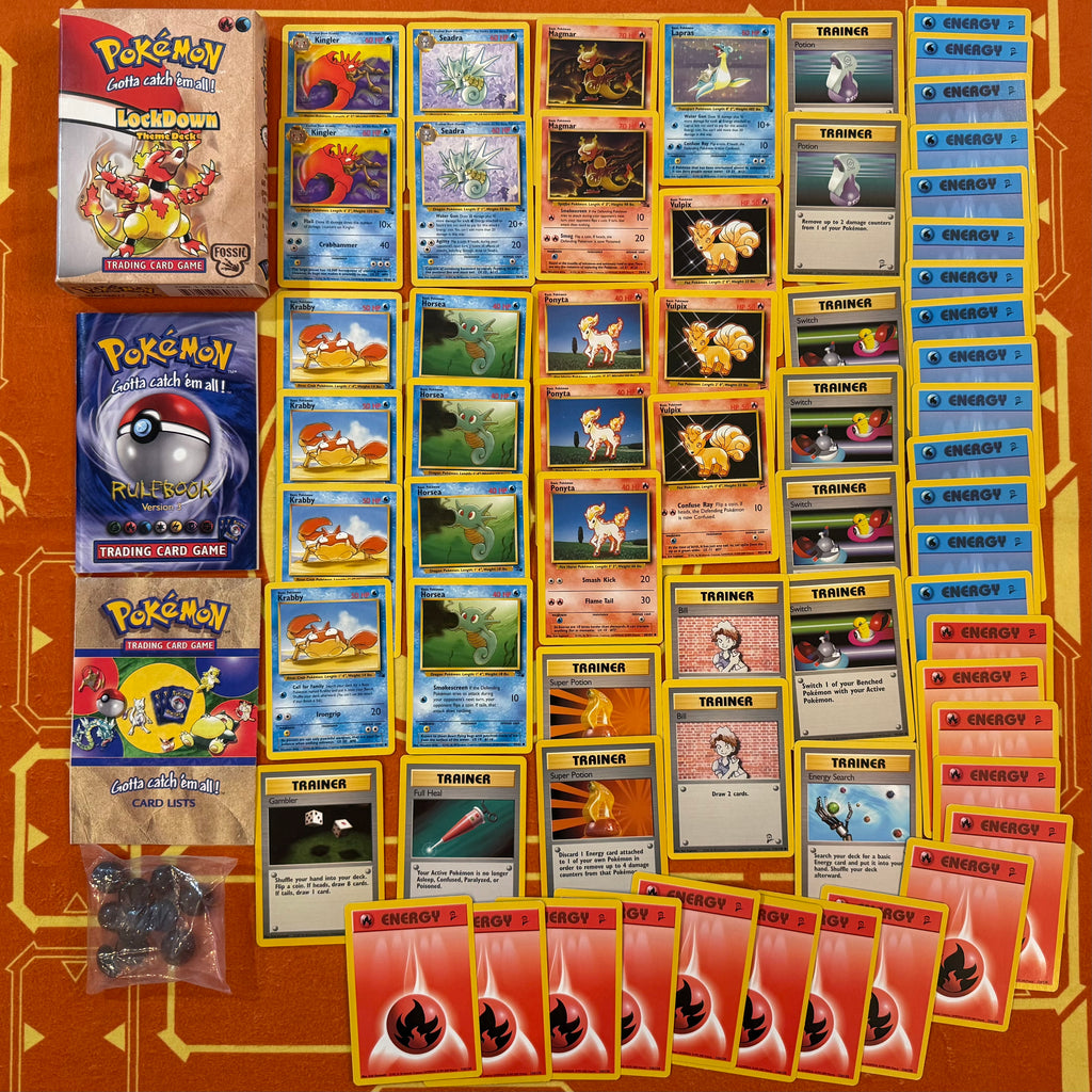 Pokemon TCG: Fossil LockDown Theme Deck (As-Is) – GoldenFishGames
