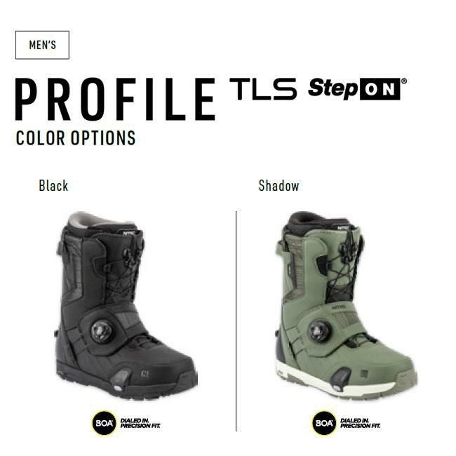 ナイトロ ブーツ NITRO PROFILE TLS STEP-ON 25-26 メンズ ブーツ