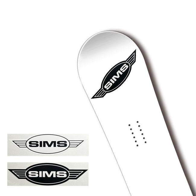 ステッカー SIMS WING LOGO STICKER XL シムス スノーボード | GOLGODA