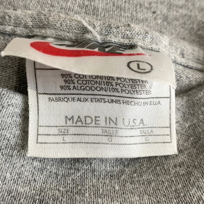 90's NIKE ナイキ モックネック ロングスリーブTシャツ ネック刺繍