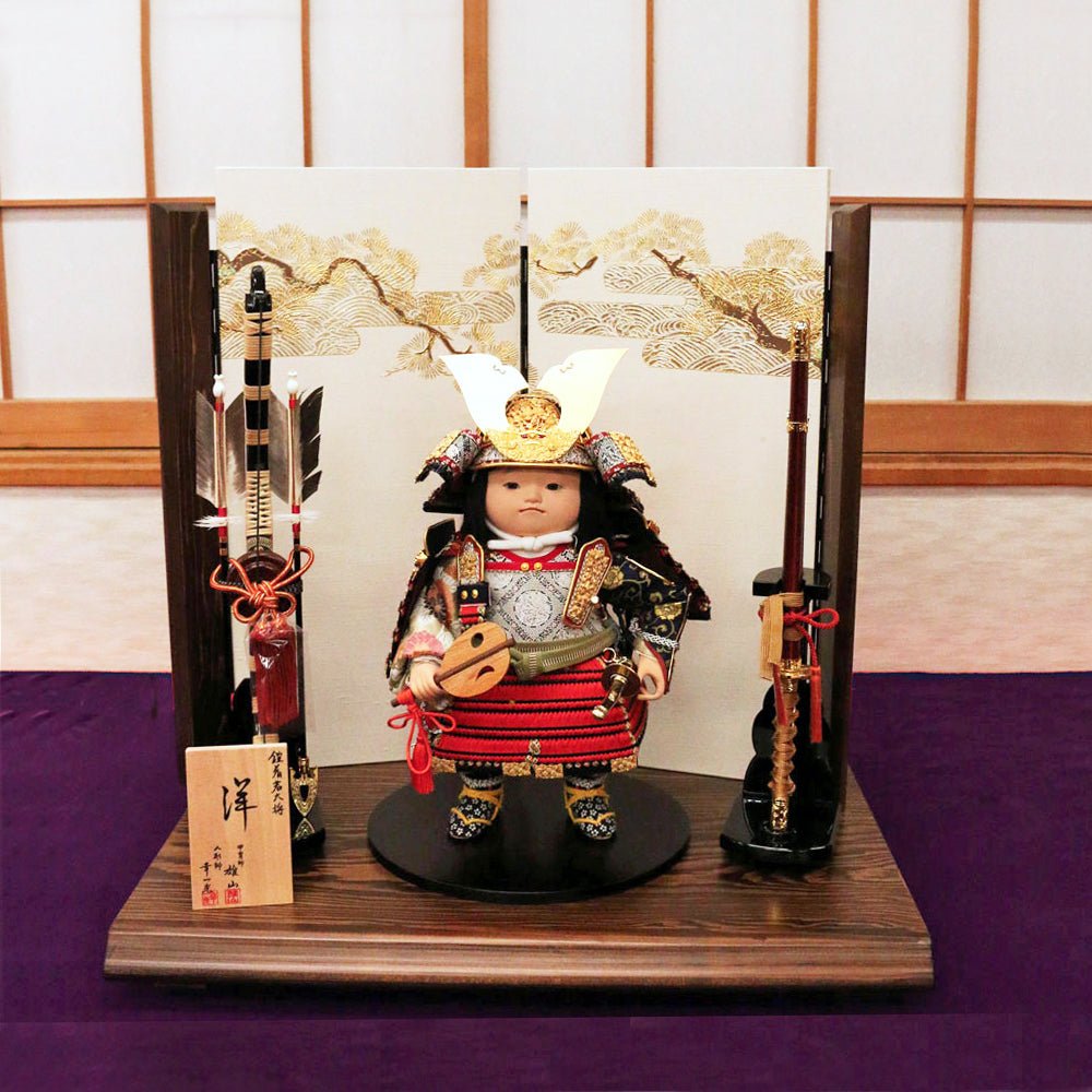 五月人形の子供大将飾り 洋｜ 最高級品 ｜国宝模写 菊一文字