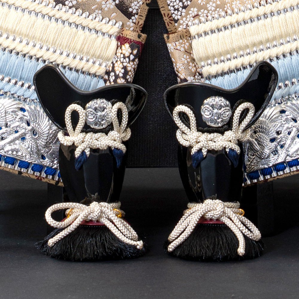 横幅85cm｜翠鳳作 10号青段鎧 ｜青色 ｜モダンで斬新な五月人形｜青い