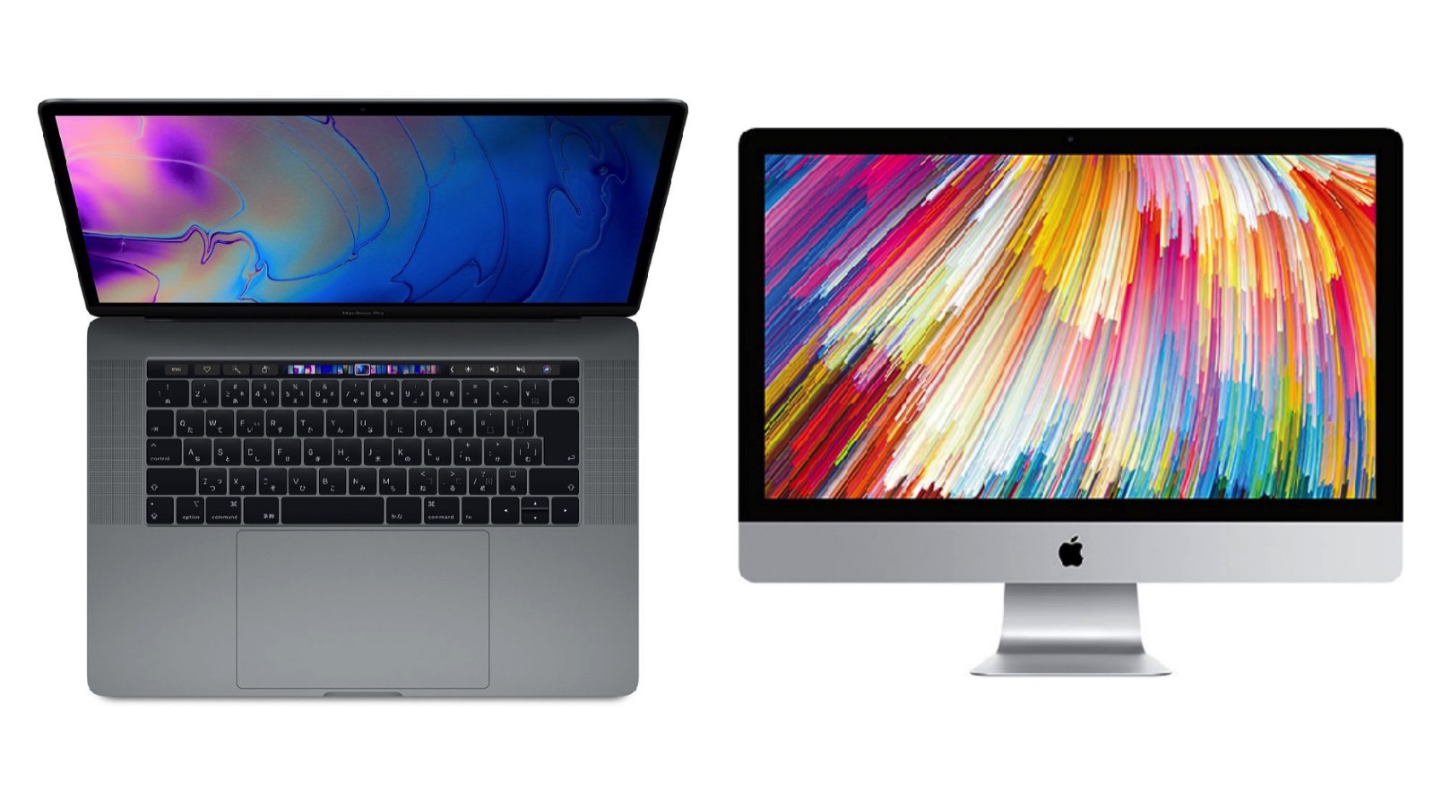 15インチ型MacBook Pro（2018）の「Core i9」モデルと27インチ型「iMac