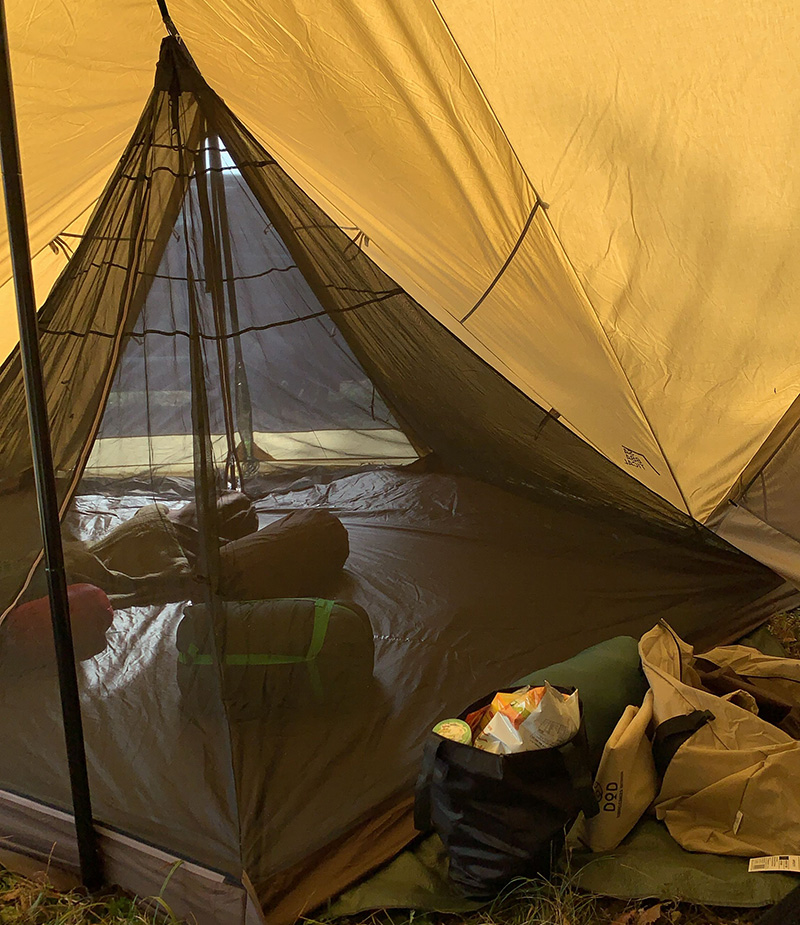 サバティカル スカイパイロット初張り！サーカスインナーを吊ってみた！