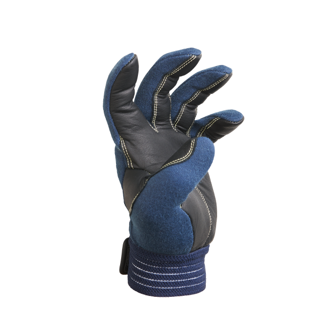 ガードレスキュー 手のひら革 ネイビー - ユアサグローブネットショップ