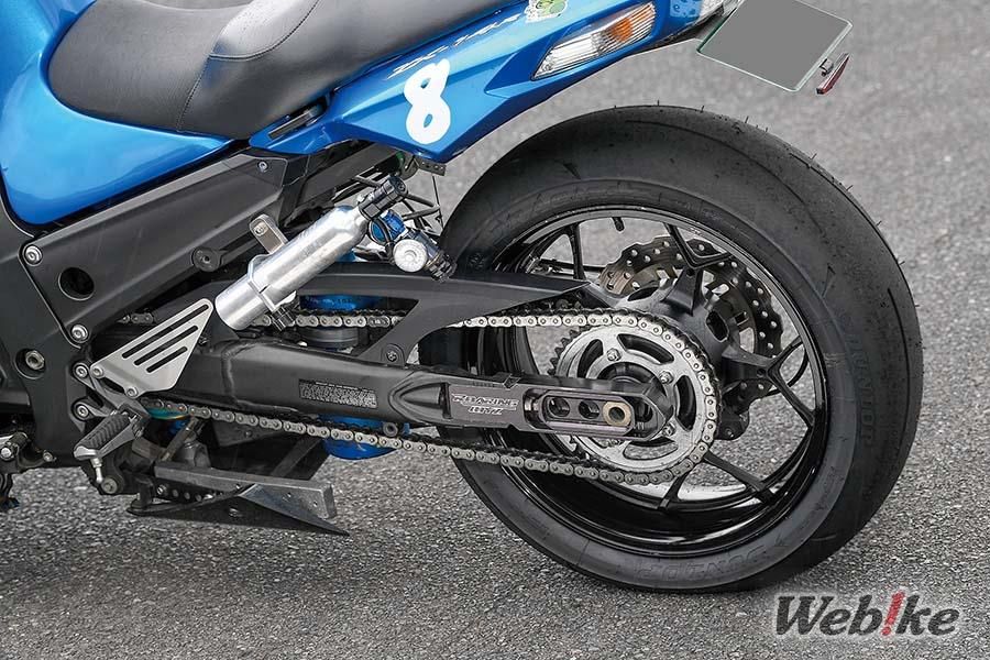ZX-14R 드래그 레이스 커스텀 : 1510cc 엔진과 NOS(단종 신품)로 속도