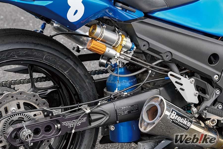 ZX-14R 드래그 레이스 커스텀 : 1510cc 엔진과 NOS(단종 신품)로 속도