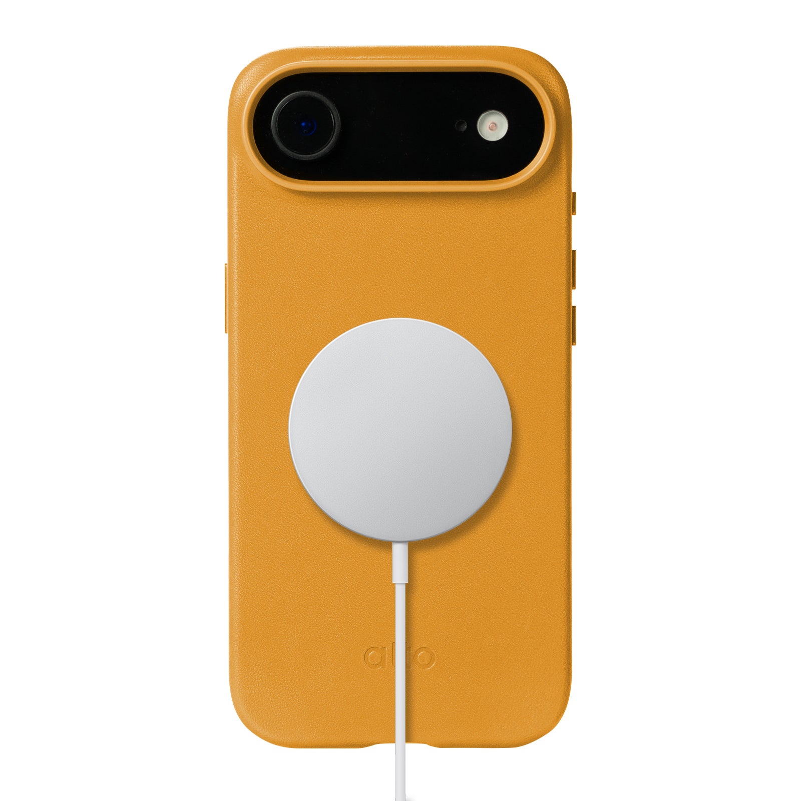 iPhone Air - Clop Magnetic Leather Case - Caramel Brown