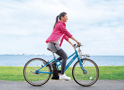 デザイン性と走行性能を両立させたスポーティな電動アシスト自転車