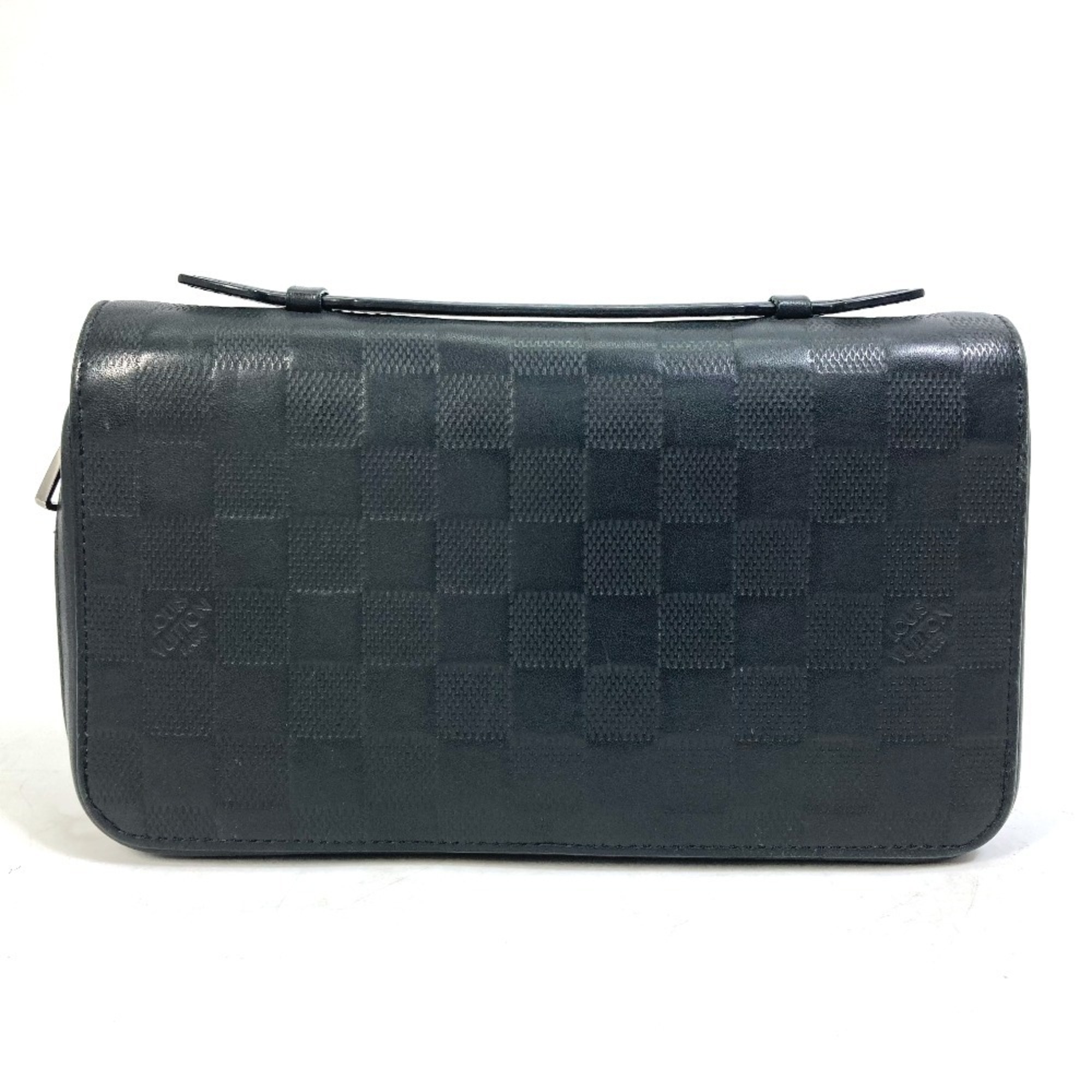 LOUIS VUITTON N61254 Damier Infini Zippy XL Clutch Bag Long Wallet